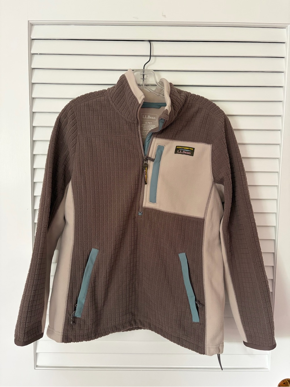 L.L.Bean Mountain Classic Windproof Fleece Quarter-Zip- Women’s Small.